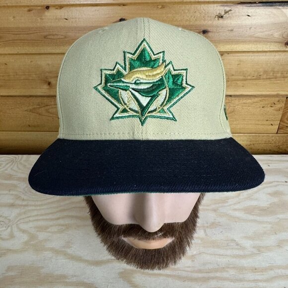 New Era 7 3/8 Toronto Blue Jays Green Blue 25th Season 59fifty Hat - Picture 1 of 6